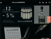 Tablet Screenshot of leo-hillinger.com